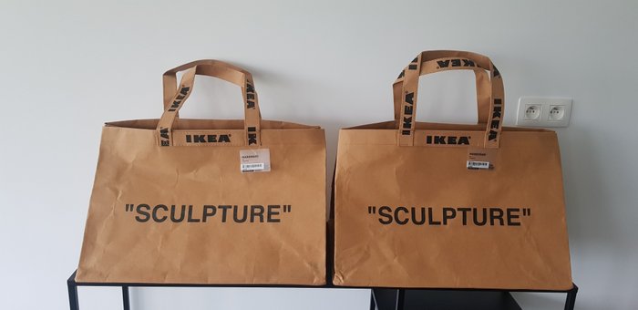 Ikea X Virgil Abloh Off White Large Sculpture Tote Shopping Bag | lupon ...
