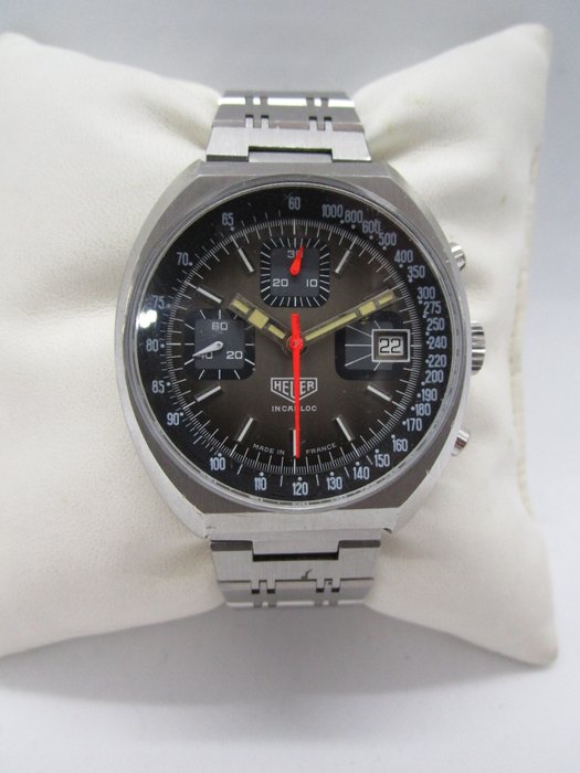 Heuer - ref. 1614 vintage Chronograph valjoux 7765 french made Monnin case - Miehet - 1970-1979