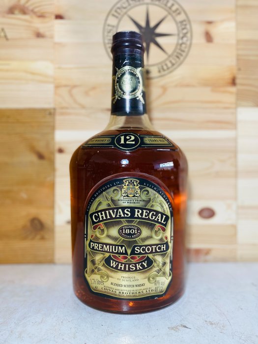 Chivas Regal 12 years old 1 gallone - b. Années 1980 - 3.780 liters