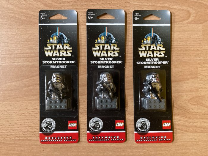 LEGO - Star Wars - 852737 - imán Silver Stormtrooper