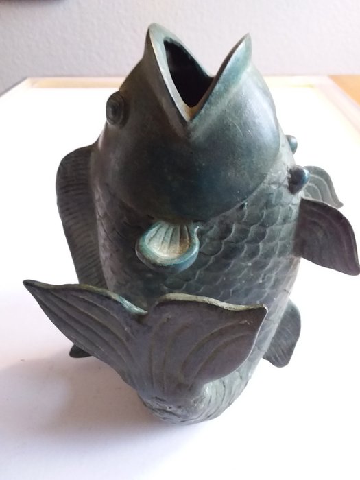 Fisk med Patineret bronze nylig - Catawiki