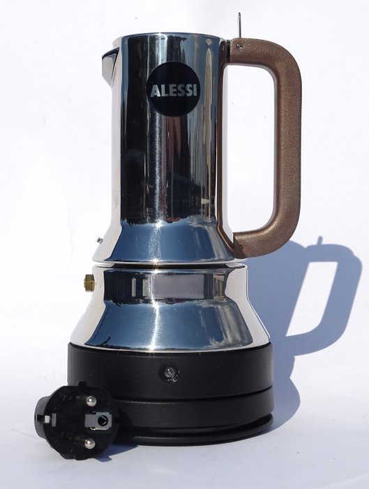Alessi Cafetera espresso 9090 de Richard Sapper, 6 tazas de espresso