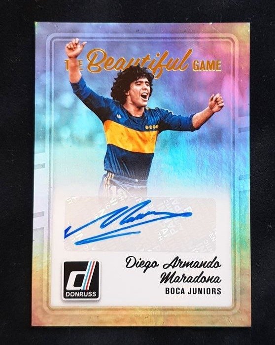 Panini - Donruss - Autogram kártya Diego Armando Maradona - 2016