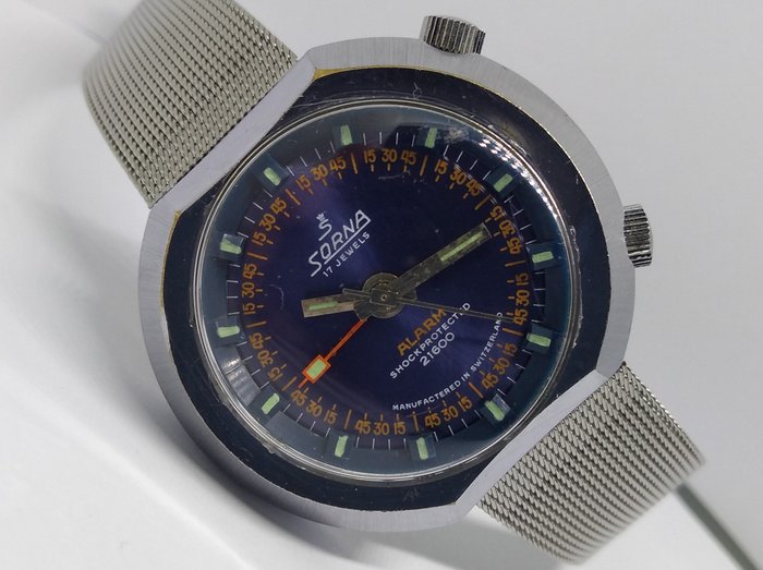 Sorna - Mechanical Alarm Cal. Ronda 1223-21 - Ref. 2590 - 男士 - 1970-1979