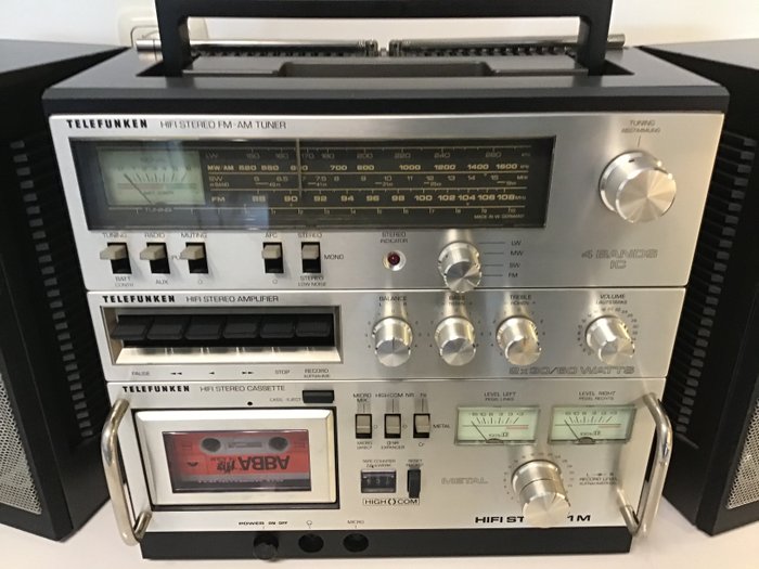 Riemen-Set für TELEFUNKEN HiFi Studio 1M Radio Recorder Boombox Peesen Belt-Kit