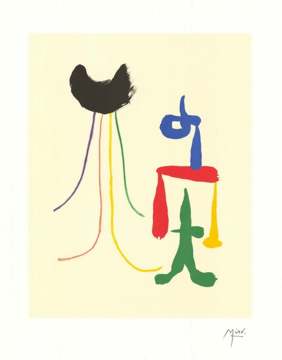 Joan Miro (1893-1983), (d'après) - Parler seul, composition 298