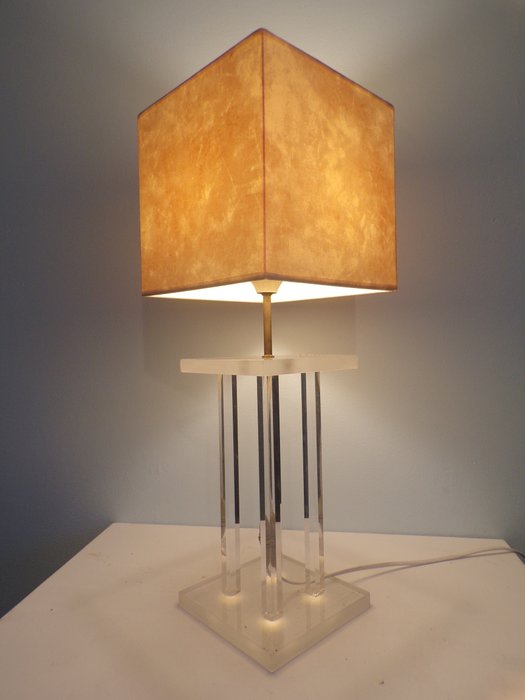 David Lange - Roche Bobois - lampa do salonu z pleksi