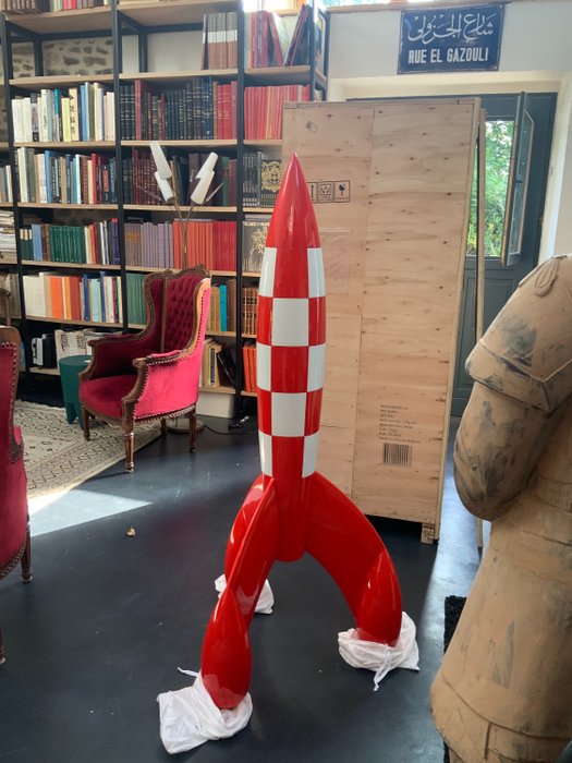 Tintin - Statuette Moulinsart 46999 - La fusée (150cm) - On a marché sur la lune (2019)