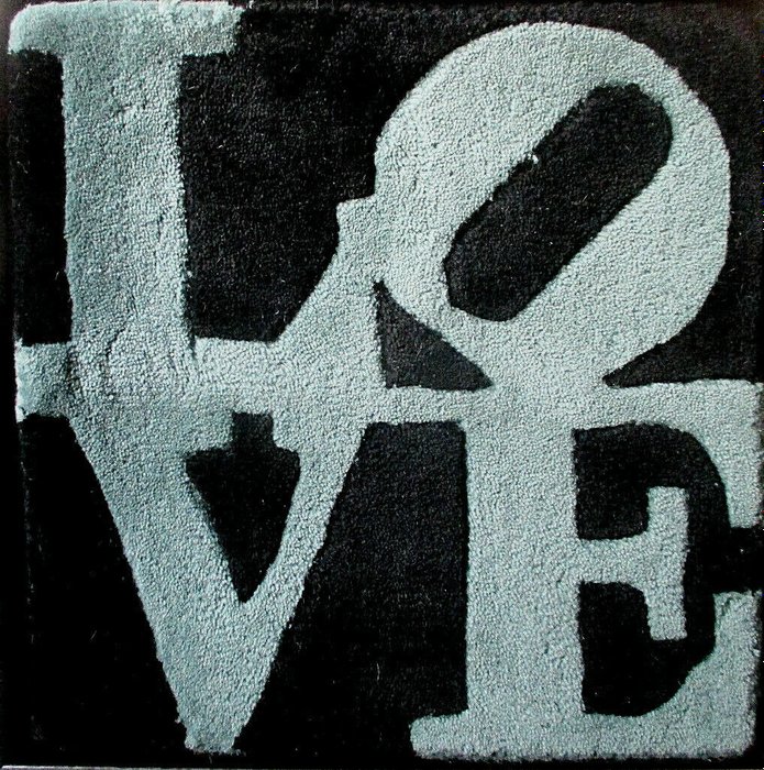 Robert Indiana (after) - WINTER- Love  Exclusive-Wolle