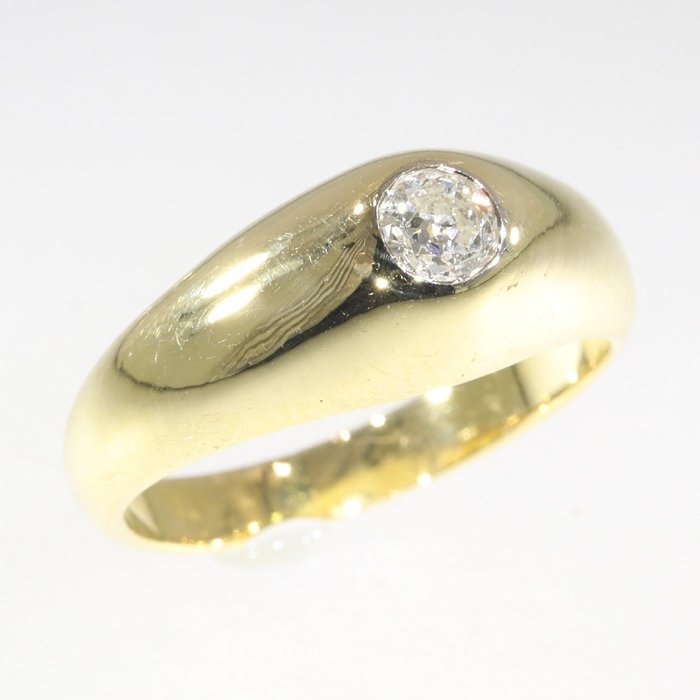 18 kt Gelbgold - Ring, Vintage 50er Jahre der 50er Jahre - - Catawiki