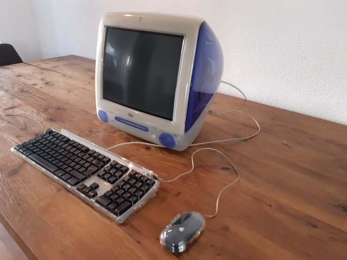 Apple iMac G3 400 (Early 2001 - Indigo) - Computer - I original æske og beskyttelsesæske
