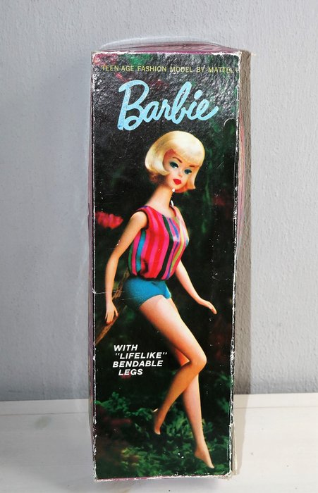 Barbie - Mattel Japan - Lalka Barbie pop 1958 in originele doos - 1950-1959 - Japonia