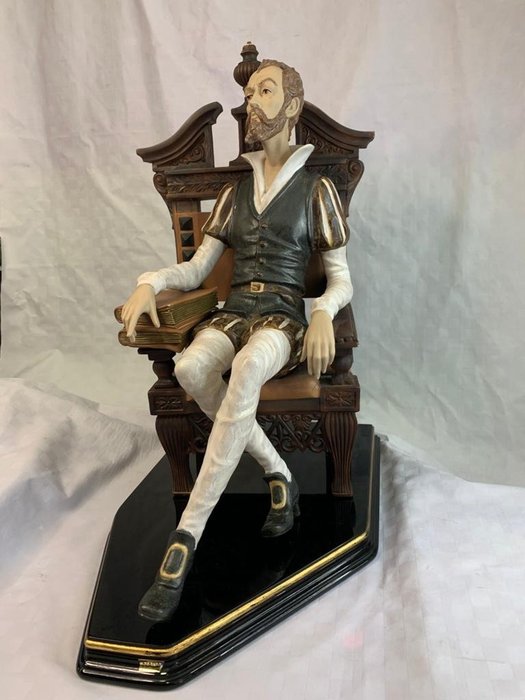 Nadal - Figura de Miguel de Cervantes con Certificado de Autenticidad - Porcelana