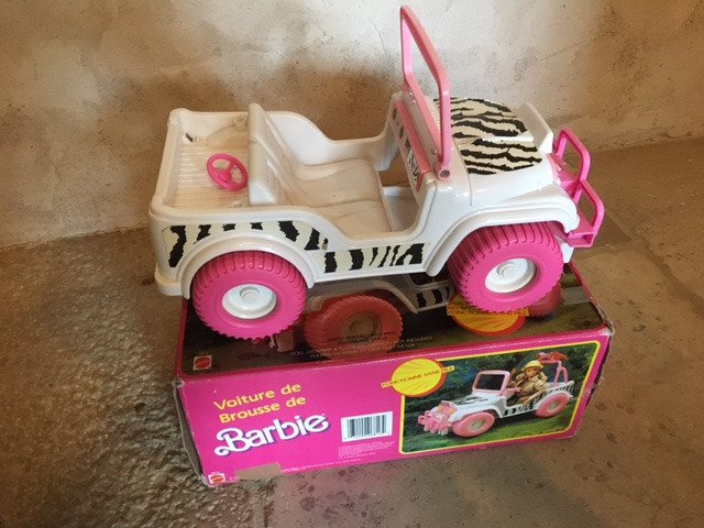 Barbie - 3個80年代的芭比娃娃盒子中的很多：4x4野生動物園，馬術俱樂部，野生動物園營地 - 1980-1989