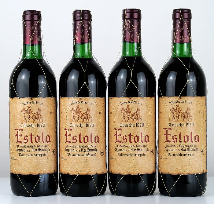 1970 Estola, Bodegas Ayuso - La Mancha - 4 Bottiglie (0,75 L)