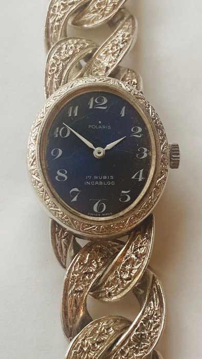polaris 17 rubis incabloc Swiss made - 800 銀 - 女士手錶