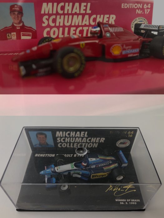 MiniChamps - 1:43 - Michael Schumacher Collection Edition 64 No. 16 and No. 17