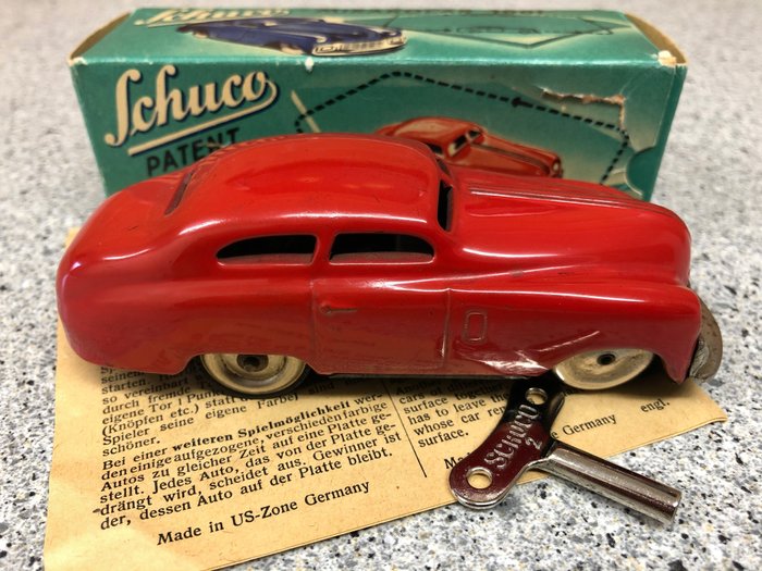 Schuco - Optrækkelig bil Mirakocar 1001 - 1950-1959 - Made in US-Zone Germany