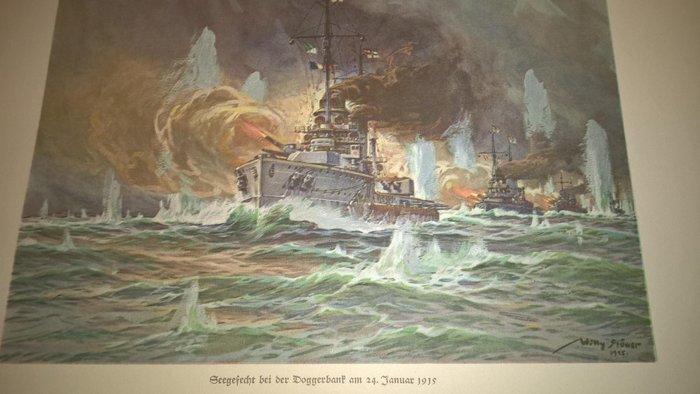 Admiral Scheer - Die deutsche Flotte in großer Zeit. 40 Farbbilder - 1925