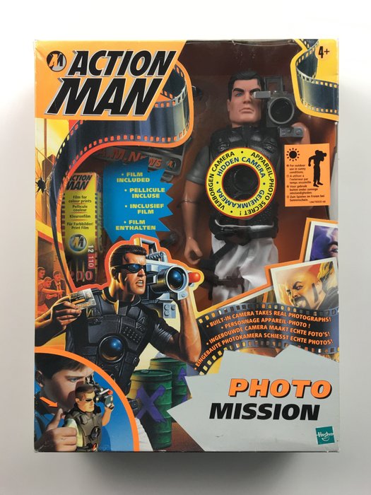 110 cartridge Action Man Camera nieuw in gesealde doos Photo Mission Action Man 1998