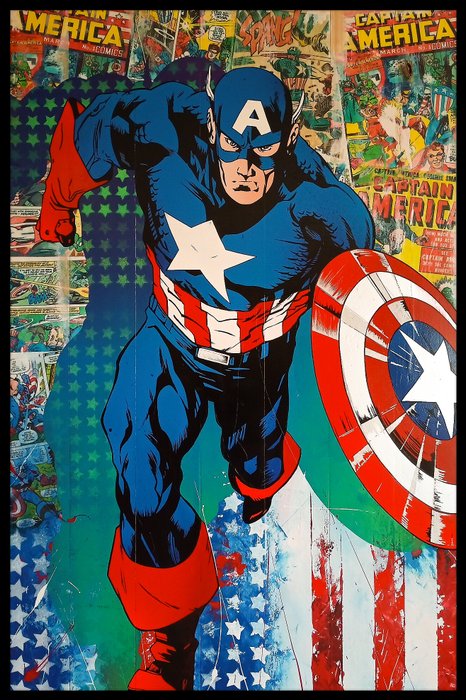Preview of the first image of Max Andriot (1982) - capitain america.