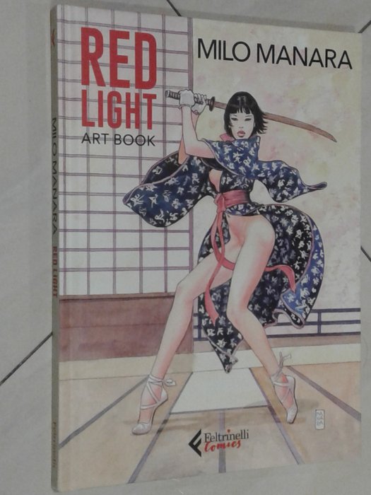 Milo Manara - "Red Light" illustration book + "3 stampe" - 4 Comic - Primeira edição
