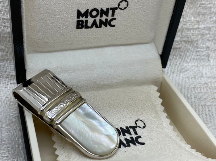 Montblanc - Solitaire Money Clip Mother-of-Pearl Platinum - Accessorio