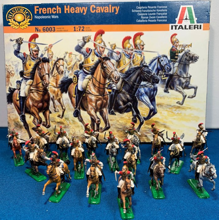 French Heavy Cavalry ITALERI 6003 1/72 Napoleonic Cavalerie Lourde Française 