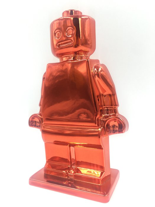 Preview of the first image of Alessandro Piano - Alter Ego Oscar Metal Red - SCULPTURE -AlePianoArt.