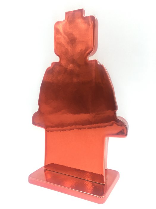 Image 3 of Alessandro Piano - Alter Ego Oscar Metal Red - SCULPTURE -AlePianoArt