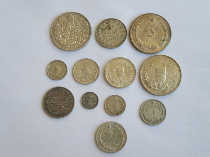 Iran. Lot various coins SH1305/1315 (12 pieces)
