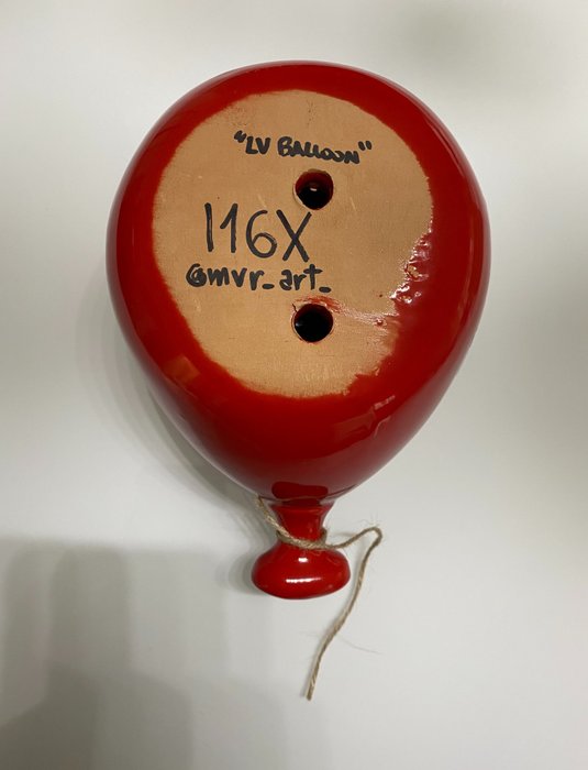 MVR Art - Balloon Art - LV Mono Supreme Red