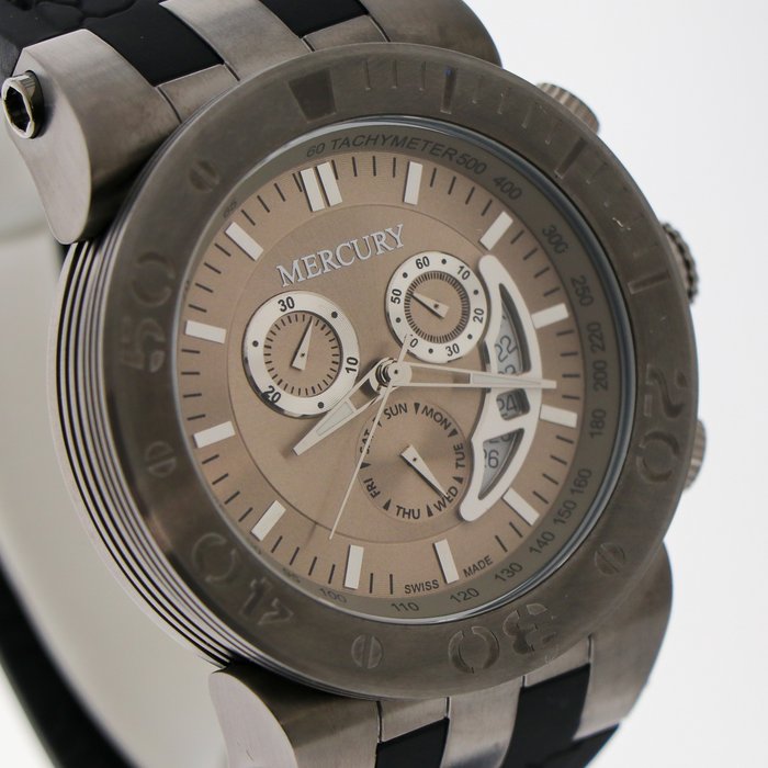 Preview of the first image of MERCURY - Swiss Chronograph - ME10220-MBL-4 "NO RESERVE PRICE" - Men - 2011-present.