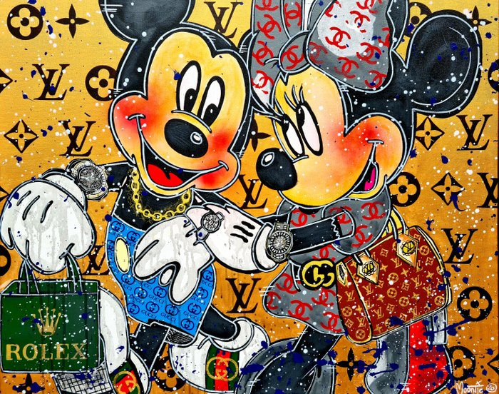 Moontje - Mickey♡Minnie Gucci Chanel Rolex Louis Vuitton edition - Catawiki