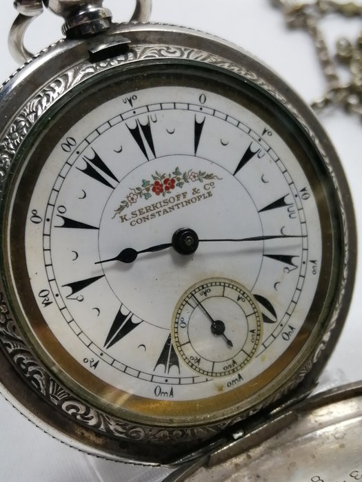 K.Serkisoff & Co. - Bıllodes, Constantınople, For Ottoman market - pocket watch NO RESERVE PRICE - Heren - 1850-1900