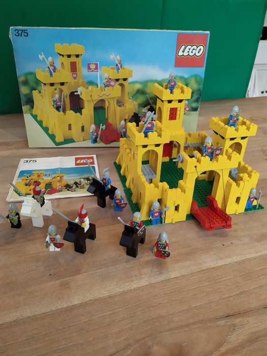 LEGO - Castle - 375-2 - Linna, Uusi Classic Castle - 1970-1979 - Tanska