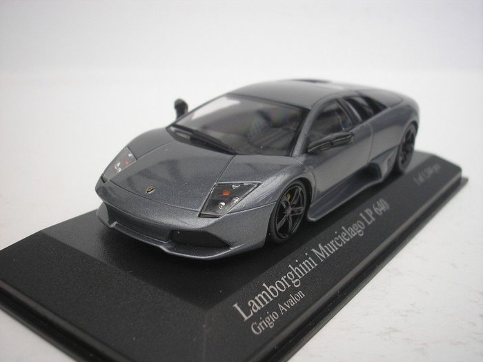 Minichamps - 1:43 - Lamborghini Murcielago LP640 - 2006 - Gris métallisé - 1 344 pièces