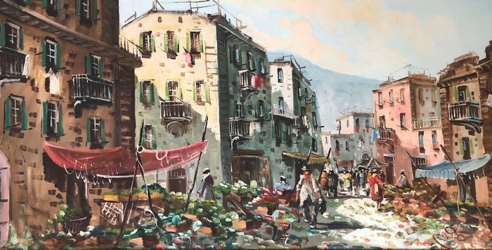 Tobia Scoppa  (Napoli 1945) - Vie di Napoli