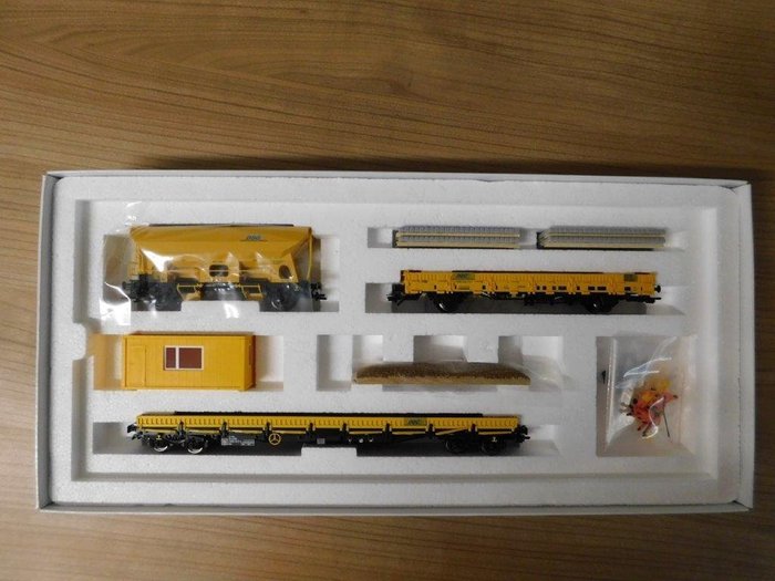 Märklin H0 - 49968 - Set mit Güterwagen - Car Kit "Bauherrengruppe" - DB