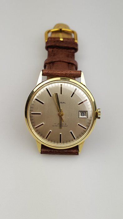 Tusal - 14 krt goud - Vintage Watch - 男士 - 1970-1979