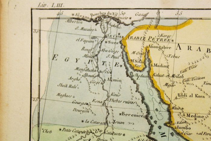 Saudi Arabia Rigobert Bonne Carte De L Arabie Du Golfe Catawiki