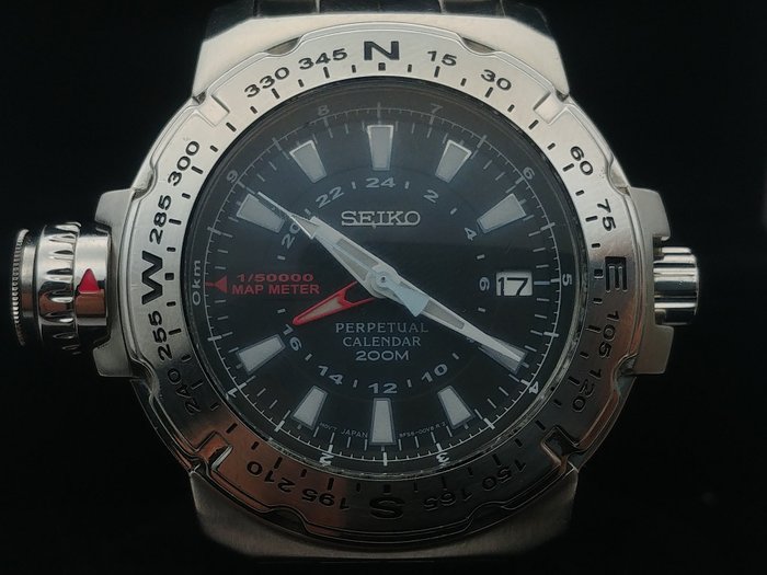 Seiko - "NO RESERVE PRICE" MAP METER - GTM  - 8F56-00L0 - Homme - 2000-2010