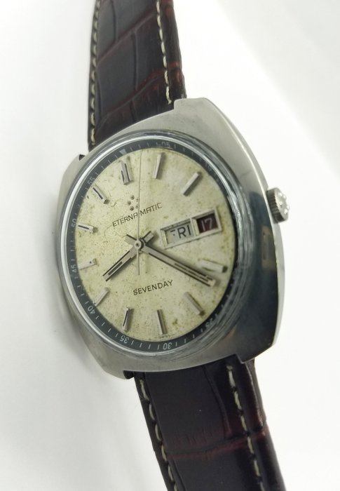 Eterna-Matic - Seven Day - "NO RESERVE PRICE" - 159 T, cal. 1543 K - 男士 - 1970-1979
