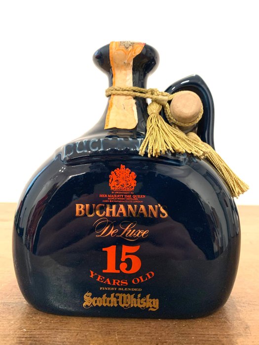 Buchanan 15 years old De Luxe Finest Scotch Whisky - b. Jaren 1980 - 75cl