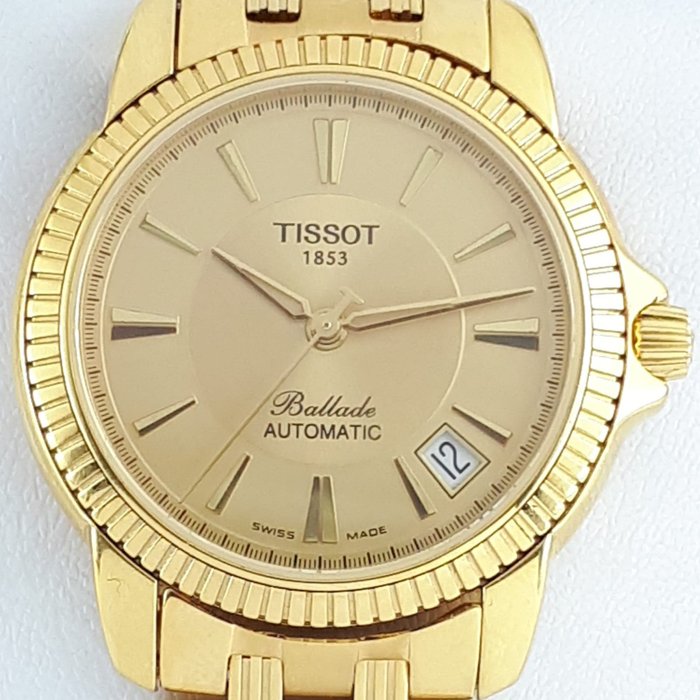 Tissot - Ballade Automatic & Transparent Case Back & Gold Plated - C479/579 - Män - 2011-nutid