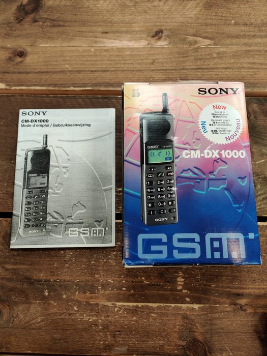 1 Sony CM-DX1000 - Κινητό τηλέφωνο - Στην αρχική του συσκευασία
