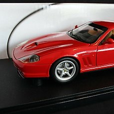1:18 Hot Wheels Ferrari 550 Maranello red NEW bei PREMIUM-MODELCARS 