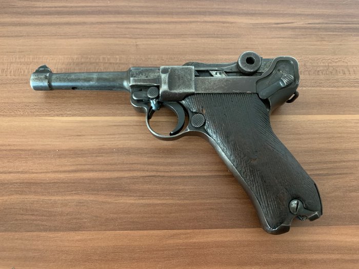 德國 - Mauser - P08 Luger 1942 - Autoloading - 中央式底火 - 手槍 - 9mm Cal