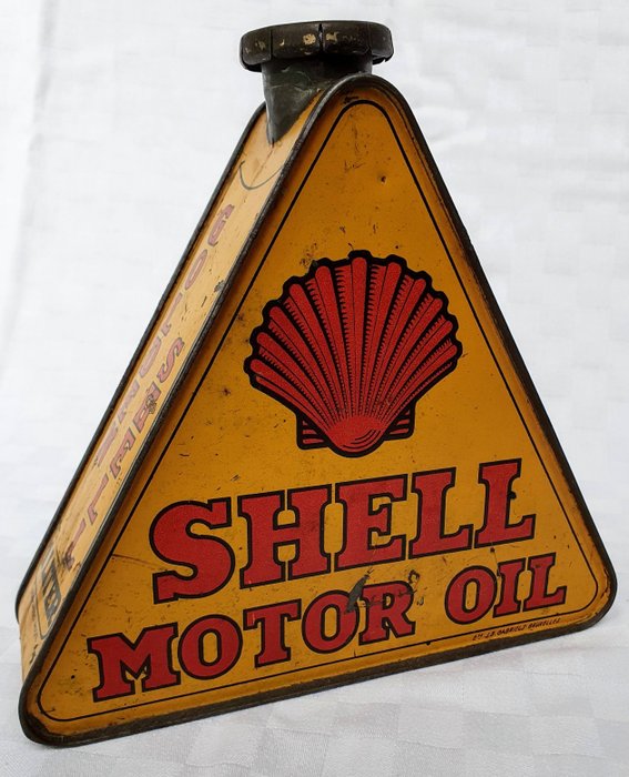 Μεταλλικό δοχείο πετρελαίου - Shell - 1930-1940