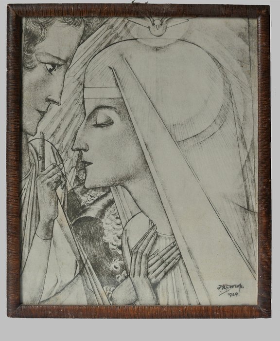 Jan Toorop (1858-1928)- Annunciatie